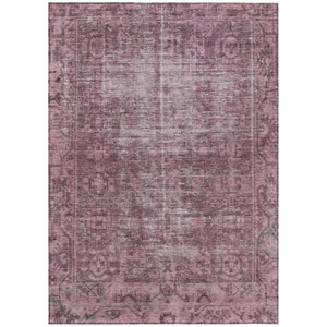 HomeRoots 5' Merlot Oriental Area Rug - Durable, Washable, Stylish Design for Indoor and Outdoor Spaces 10' X 14' 607553