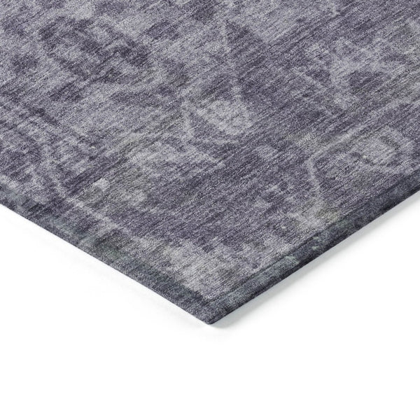 HomeRoots 5' Timeless Purple Oriental Indoor Outdoor Area Rug - Durable, Stylish, and Machine Washable Design 5' X 8' 607573