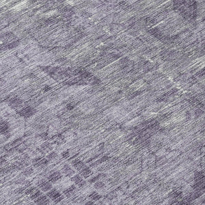 HomeRoots 5' Timeless Purple Oriental Indoor Outdoor Area Rug - Durable, Stylish, and Machine Washable Design 8' Round 607574