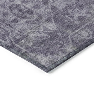 HomeRoots 5' Timeless Purple Oriental Indoor Outdoor Area Rug - Durable, Stylish, and Machine Washable Design 8' X 10' 607575