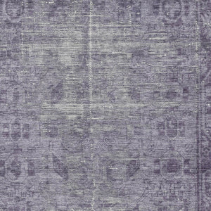 HomeRoots 5' Timeless Purple Oriental Indoor Outdoor Area Rug - Durable, Stylish, and Machine Washable Design 8' X 10' 607575