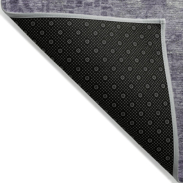 HomeRoots 5' Timeless Purple Oriental Indoor Outdoor Area Rug - Durable, Stylish, and Machine Washable Design 9' X 12' 607576