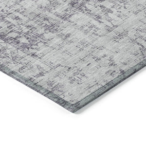 HomeRoots 5' Elegant Plum Oriental Area Rug - Washable, Durable Design for Indoor & Outdoor Spaces 5' X 8' 607615