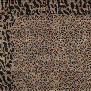 HomeRoots 5' Bold Brown Animal Print Area Rug for Indoor & Outdoor Use – Durable, Washable & Stylish Design 9' X 12' 607636