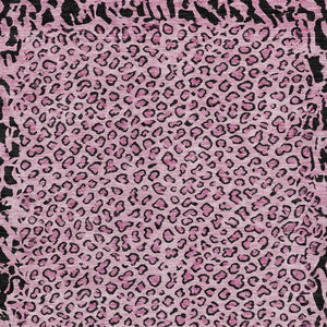 HomeRoots 5' Pink Animal Print Rug - Stylish Washable Indoor/Outdoor Area Rug for Modern Homes & Patios 8' X 10' 607659