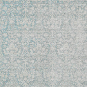 HomeRoots 5' Aqua Damask Indoor Outdoor Area Rug - Stylish, Durable, Washable, Perfect for Any Space! 10' X 14' 607679