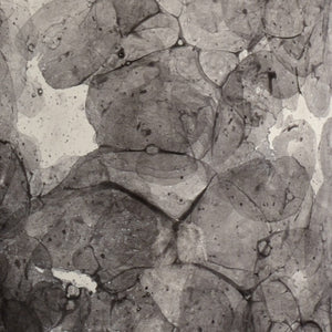 Wildwood Bolle Sculptural Table Lamp In Faux Gray Marble Ceramic With Matte Glaze — Compact Ambient Accent (98) 60773