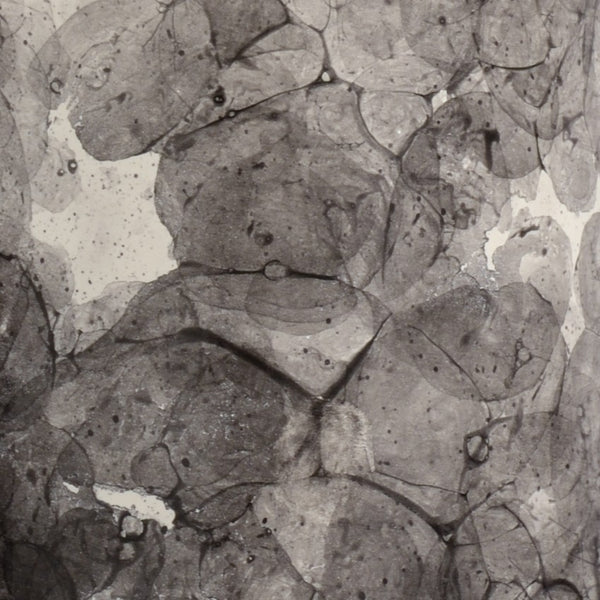 Wildwood Bolle Sculptural Table Lamp In Faux Gray Marble Ceramic With Matte Glaze — Compact Ambient Accent (98) 60773