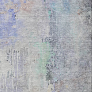 HomeRoots 5' Vibrant Purple Abstract Area Rug - Durable, Washable, Indoor/Outdoor Design for Stylish Living Spaces 10' X 14' 607751