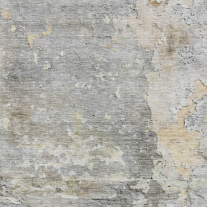 HomeRoots 5' Gray Abstract Area Rug – Stylish, Washable Indoor/Outdoor Design for High-Traffic Spaces 5' X 8' 607801