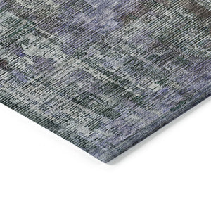 HomeRoots 5' Fern Green Abstract Indoor-Outdoor Area Rug – Stylish, Durable, Easy-Care for Any Space 5' X 8' 607867