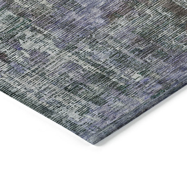 HomeRoots 5' Fern Green Abstract Indoor-Outdoor Area Rug – Stylish, Durable, Easy-Care for Any Space 8' X 10' 607869