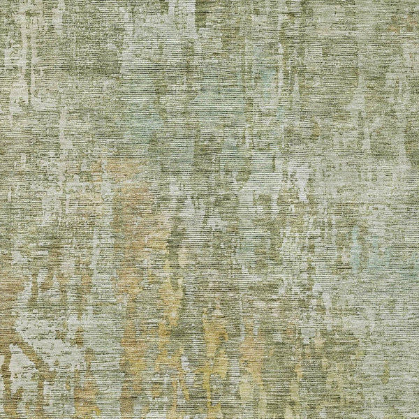 HomeRoots 5' Modern Sage Abstract Washable Area Rug - Durable, Stylish Indoor/Outdoor Design for Any Space 10' X 14' 607889