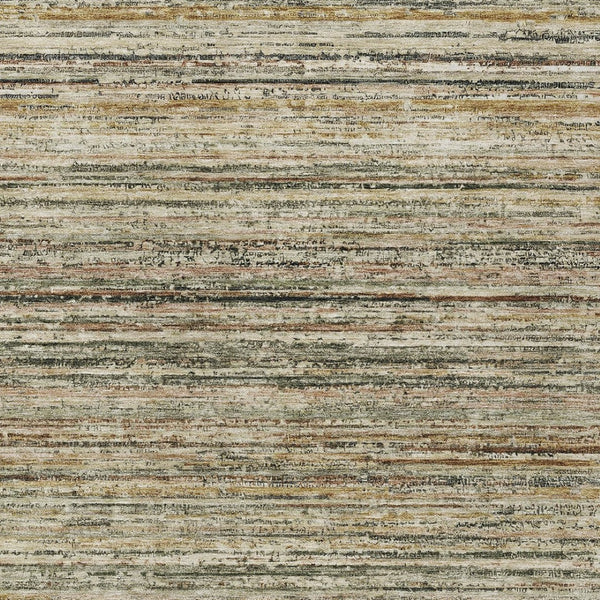 HomeRoots 5' Beige Striped Area Rug - Stylish, Washable, Durable for Indoor & Outdoor Use, Pet-Friendly Design 8' X 10' 607953