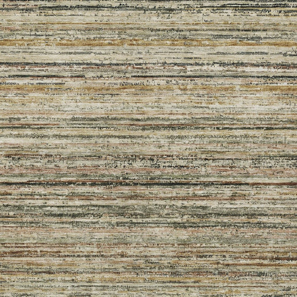 HomeRoots 5' Beige Striped Area Rug - Stylish, Washable, Durable for Indoor & Outdoor Use, Pet-Friendly Design 9' X 12' 607954