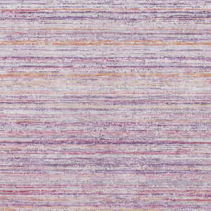 HomeRoots 5' Stylish Mauve Striped Washable Area Rug – Durable, Stain Resistant, Perfect for Indoor & Outdoor Use 10' X 14' 607961