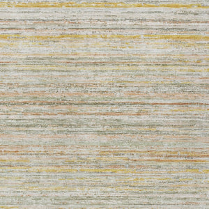 HomeRoots 5' Sage Striped Washable Area Rug – Elegant, Durable Design for Indoor and Outdoor Versatility 5' X 8' 607975