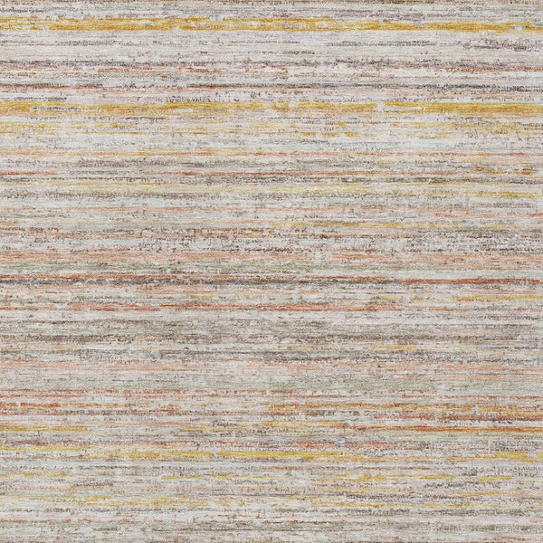 HomeRoots 9' Indoor Outdoor Terra Cotta Striped Area Rug - Durable, Washable & Stylish for High-Traffic Spaces 607990