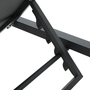 English Elm Navan Outdoor Aluminum Chaise Lounge with Cushion Foldable Poolside Recliner 60802.00MSHMP1