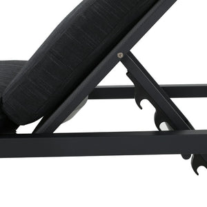English Elm Navan Outdoor Aluminum Chaise Lounge with Cushion Foldable Poolside Recliner 60802.00MSHMP1