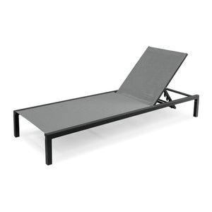 English Elm Navan Outdoor Aluminum Chaise Lounge with Cushion Foldable Poolside Recliner 60802.00MSHMP1