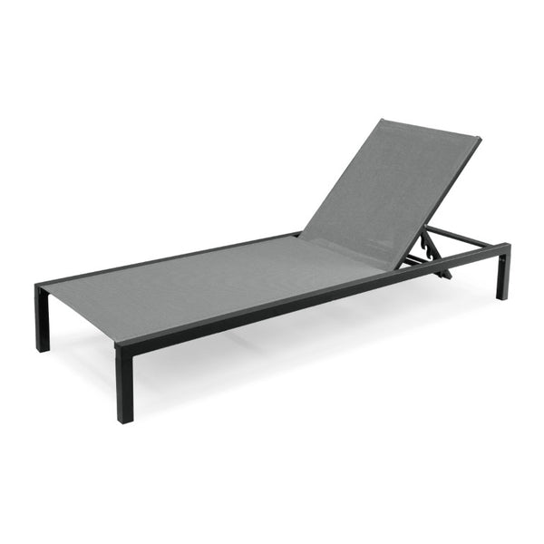 English Elm Navan Outdoor Aluminum Chaise Lounge with Cushion Foldable Poolside Recliner 60802.00MSHMP1