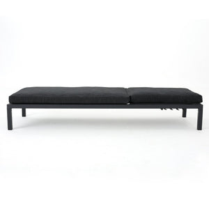 English Elm Navan Outdoor Aluminum Chaise Lounge with Cushion Foldable Poolside Recliner 60802.00MSHMP1