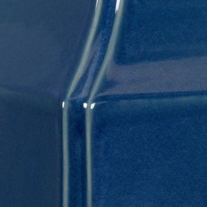 Wildwood Malone Cadet Blue Ceramic Table Lamp With Antique Gold-Leaf Accents, Transitional 29" Height 60805