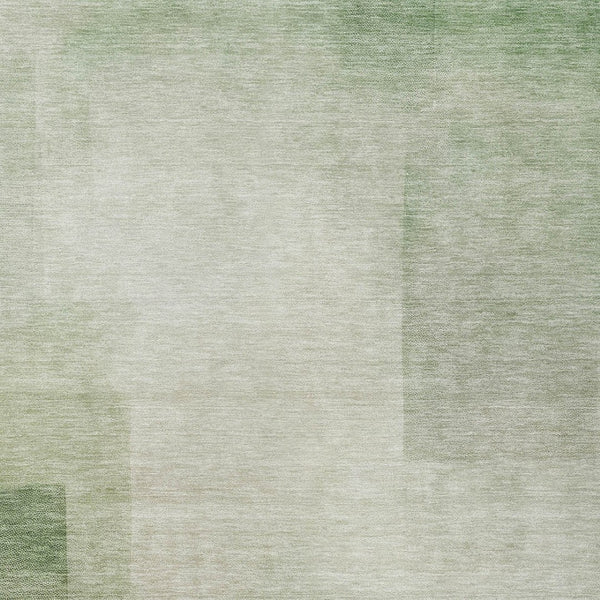 HomeRoots 5' Geometric Artichoke Green Washable Area Rug - Stylish, Durable Design for Indoor and Outdoor Use 5' X 8' 608083