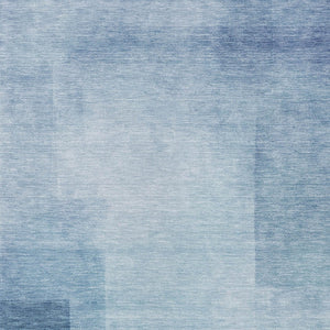 HomeRoots 5' Stylish Blue Geometric Washable Area Rug for Indoor and Outdoor Spaces - Durable & Easy Care 5' X 8' 608089