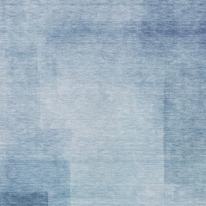 HomeRoots 5' Stylish Blue Geometric Washable Area Rug for Indoor and Outdoor Spaces - Durable & Easy Care 9' X 12' 608092