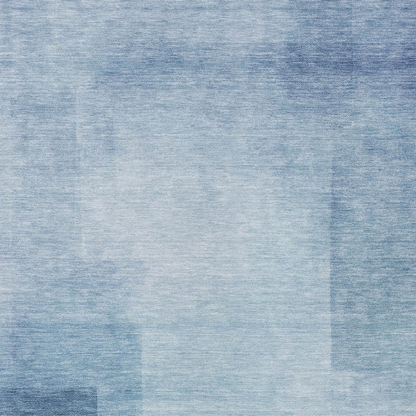 HomeRoots 5' Stylish Blue Geometric Washable Area Rug for Indoor and Outdoor Spaces - Durable & Easy Care 9' X 12' 608092