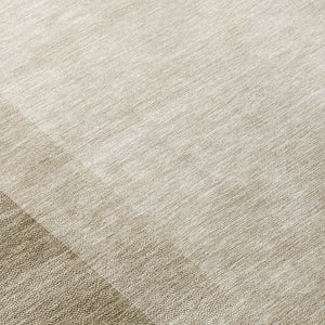 HomeRoots 5' Khaki Geometric Indoor Outdoor Area Rug - Stylish, Washable, Durable, Perfect for High-Traffic Areas 8' Round 608096