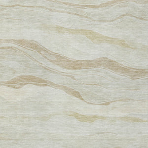 HomeRoots 5' Beige Striped Area Rug - Durable, Washable, and Stylish for Indoor or Outdoor Spaces, Perfect for Pets 8' X 10' 608103