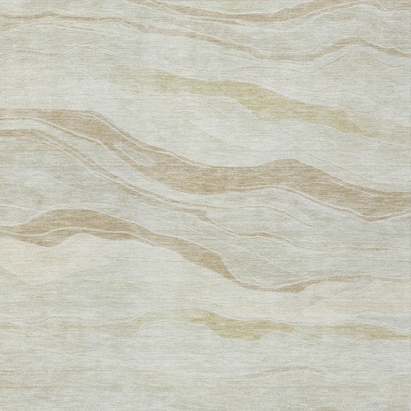 HomeRoots 5' Beige Striped Area Rug - Durable, Washable, and Stylish for Indoor or Outdoor Spaces, Perfect for Pets 8' X 10' 608103