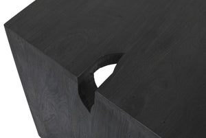 HomeRoots 56" Graphite Reclaimed Wood Sled Writing Desk - Timeless Mid-Century Design, No Assembly Required! 608138