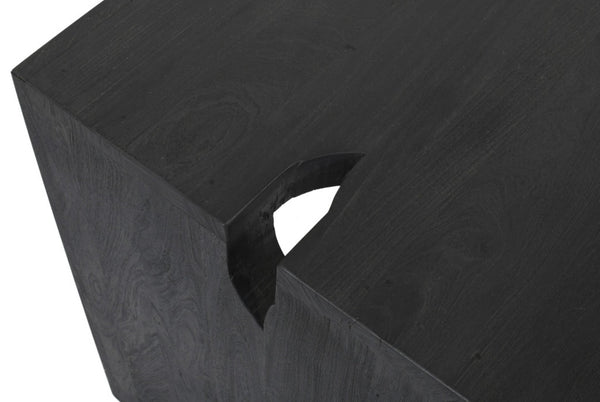 HomeRoots 56" Graphite Reclaimed Wood Sled Writing Desk - Timeless Mid-Century Design, No Assembly Required! 608138