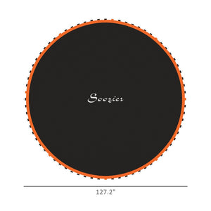 English Elm Soozier 12 Foot Round Trampoline Replacement Mat Uv Polypropylene 72 V-ring W2225P200521