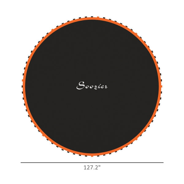 English Elm Soozier 12 Foot Round Trampoline Replacement Mat Uv Polypropylene 72 V-ring W2225P200521