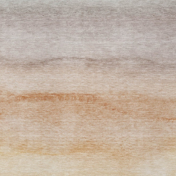 HomeRoots 9' X 12' Coral Striped Indoor Outdoor Area Rug - Durable, Washable, Stylish for High-Traffic Spaces 608149