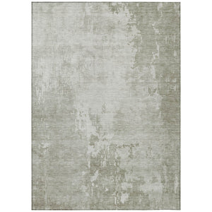 HomeRoots 5' Stylish Abstract Linen-Look Washable Area Rug for Indoor & Outdoor Spaces - Durable & Easy Care 8' X 10' 608241