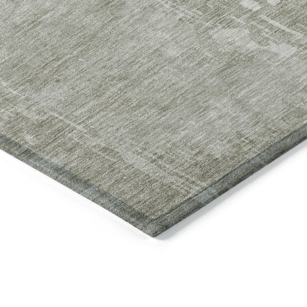 HomeRoots 5' Stylish Abstract Linen-Look Washable Area Rug for Indoor & Outdoor Spaces - Durable & Easy Care 8' X 10' 608241
