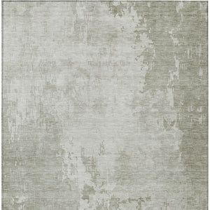 HomeRoots 5' Stylish Abstract Linen-Look Washable Area Rug for Indoor & Outdoor Spaces - Durable & Easy Care 9' X 12' 608242