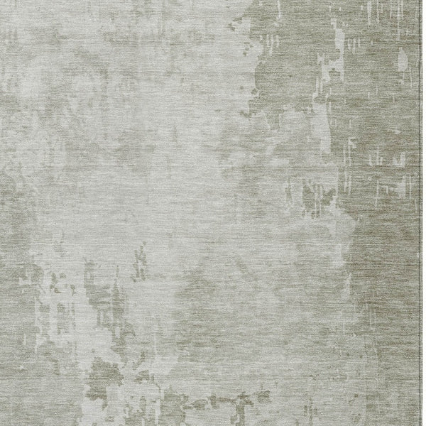 HomeRoots 5' Stylish Abstract Linen-Look Washable Area Rug for Indoor & Outdoor Spaces - Durable & Easy Care 9' X 12' 608242