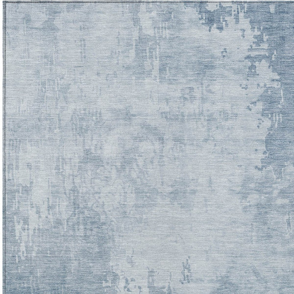 HomeRoots 5' Sky Blue Abstract Indoor Outdoor Area Rug - Durable, Washable, Modern Style for Any Space 5' X 8' 608251