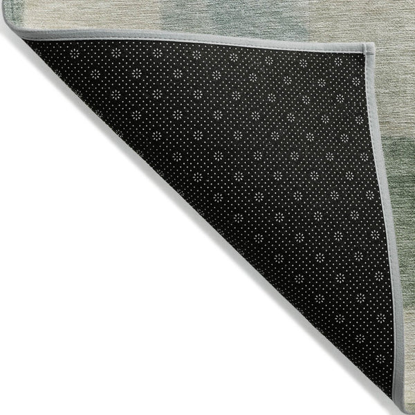 HomeRoots 5' Stylish Blue Geometric Area Rug – Durable, Washable, Indoor/Outdoor Design for Modern Spaces 8' X 10' 608265