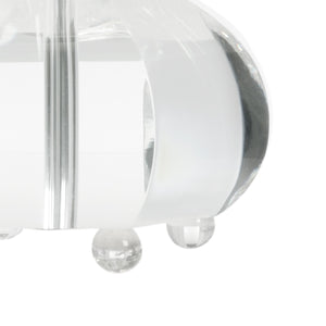 Wildwood Charlotte Crystal Table Lamp With Polished Nickel Accents — Slim 30" Transitional Ambient Light Fixture 60833