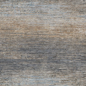 HomeRoots 5' Pewter Striped Washable Area Rug – Durable, Stylish, and Perfect for Indoor or Outdoor Spaces! 8' X 10' 608488