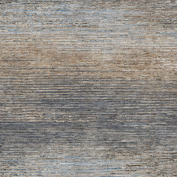 HomeRoots 5' Pewter Striped Washable Area Rug – Durable, Stylish, and Perfect for Indoor or Outdoor Spaces! 8' X 10' 608488