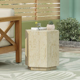 Christopher Knight Home® - Noble House - - Mgo Hexagonal Archaistic Side Table